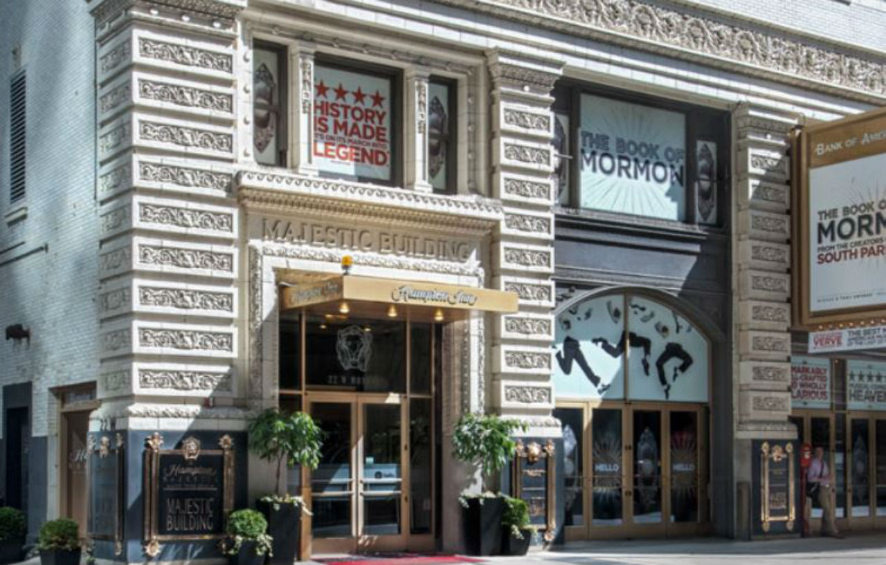 Hampton Inn Majestic Chicago Theatre District Eksteriør bilde